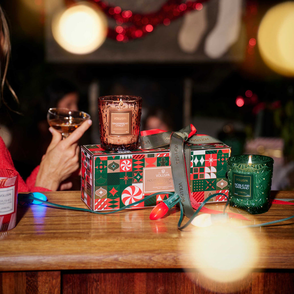 Holiday Essentials Candle Trio - Assorted Gift Set