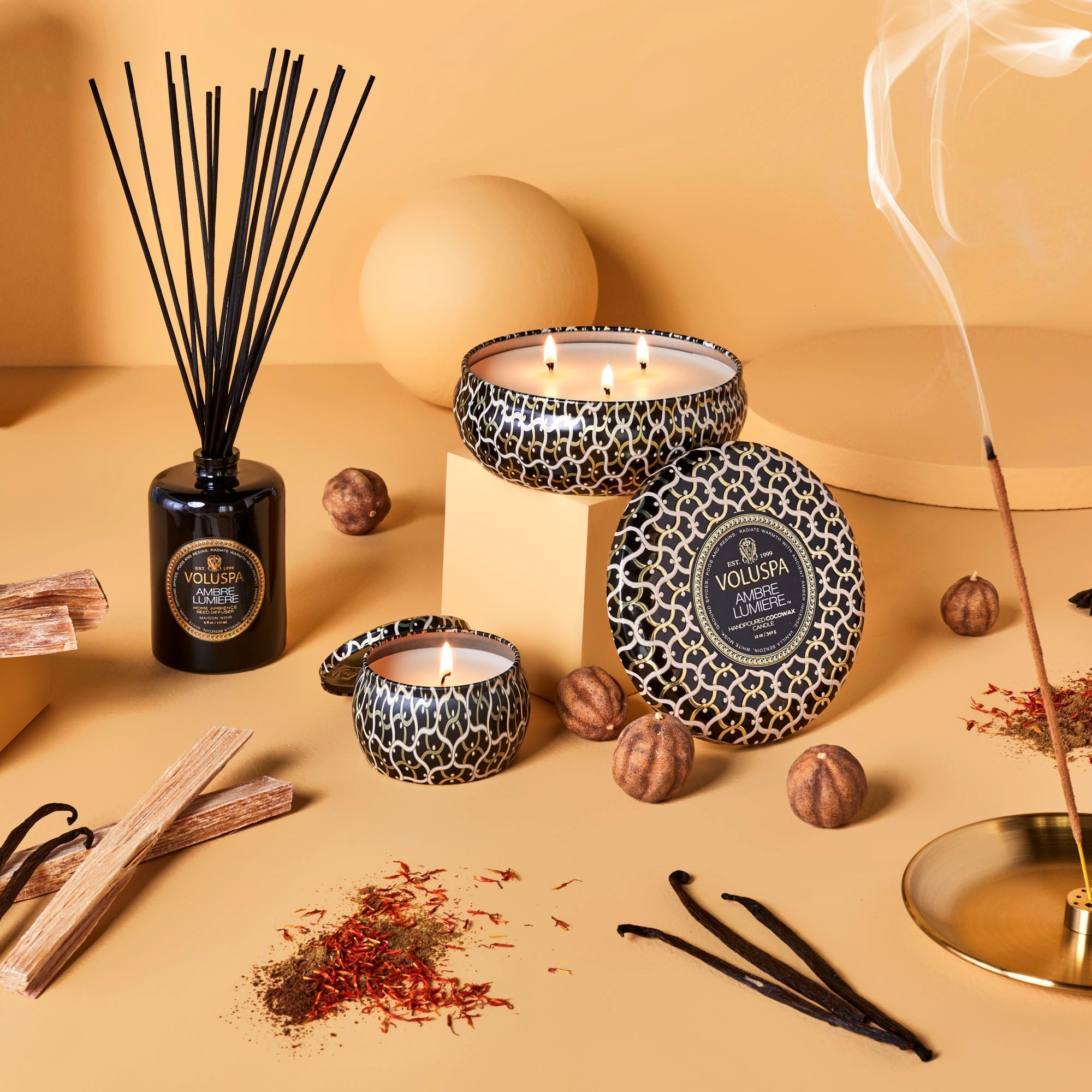 Ambre Lumiere - Mini Tin Candle Secondary image