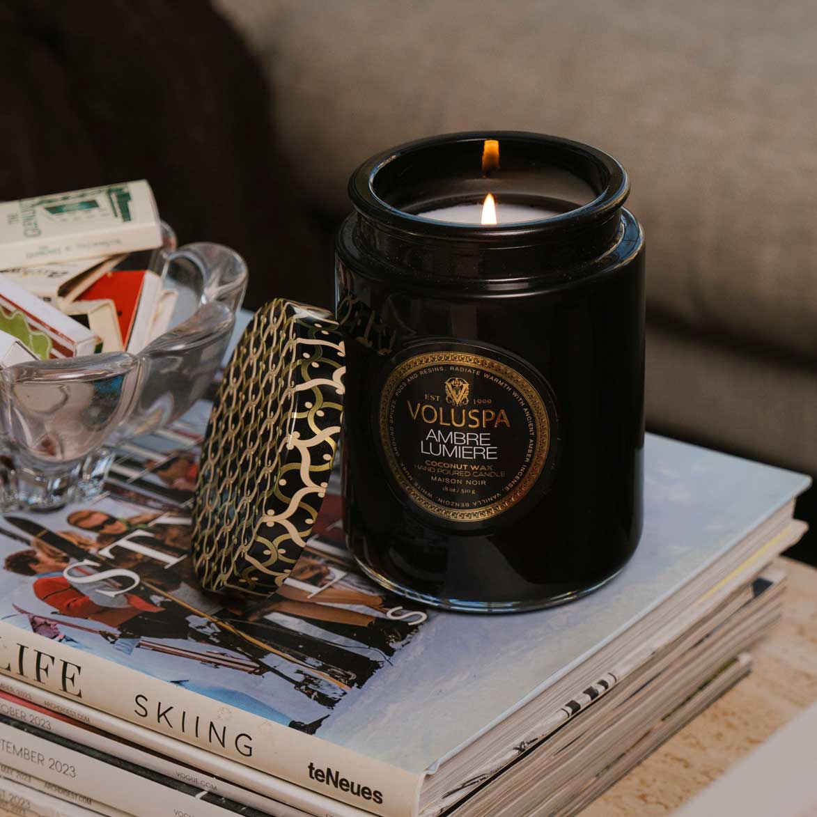 Ambre Lumiere - Large Jar Candle Secondary image