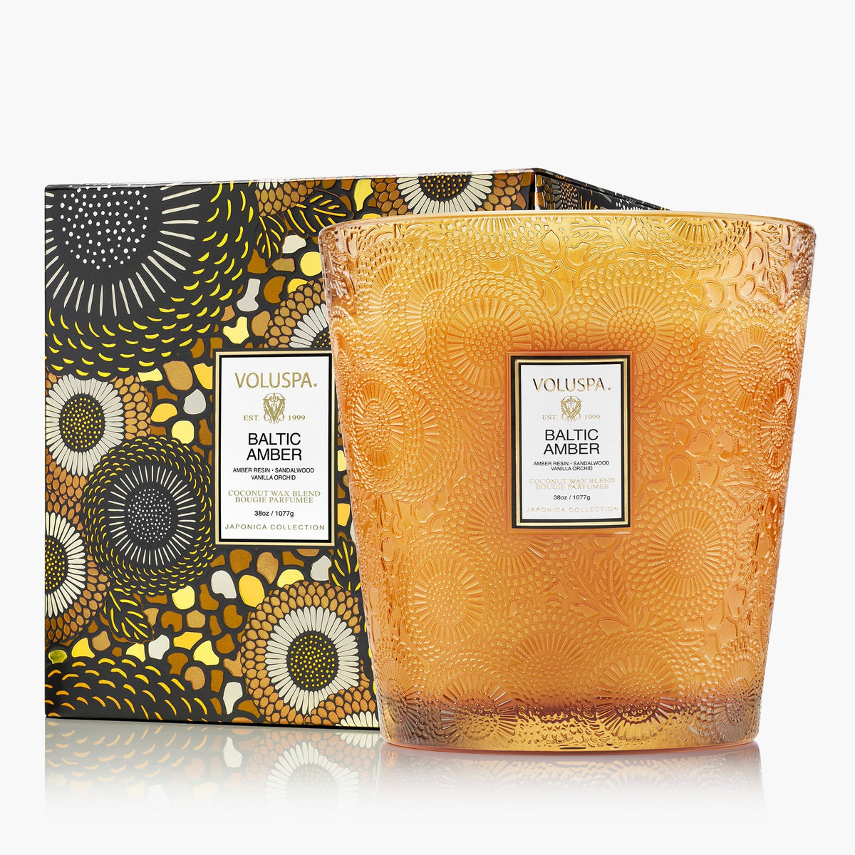 Baltic Amber - 3 Wick Hearth Candle Main image