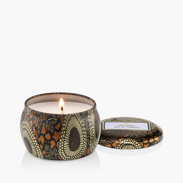 Baltic Amber - Mini Tin Candle