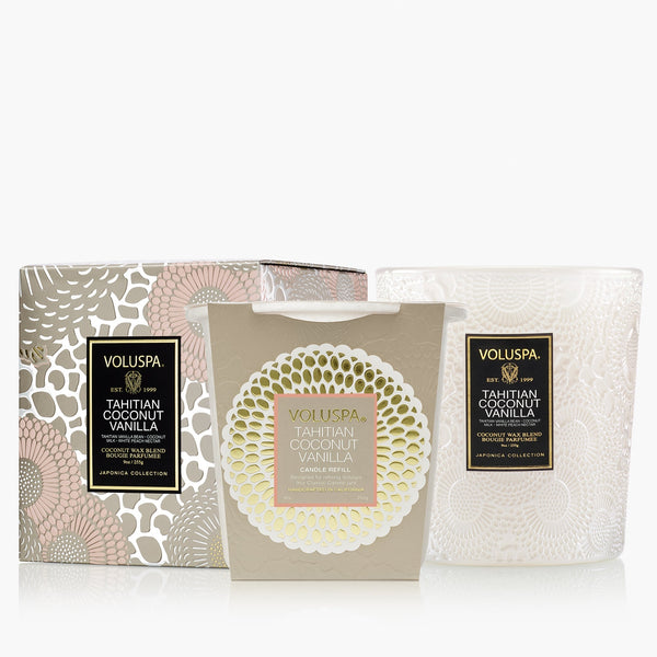 Tahitian Coconut Vanilla - Classic Candle & Refill