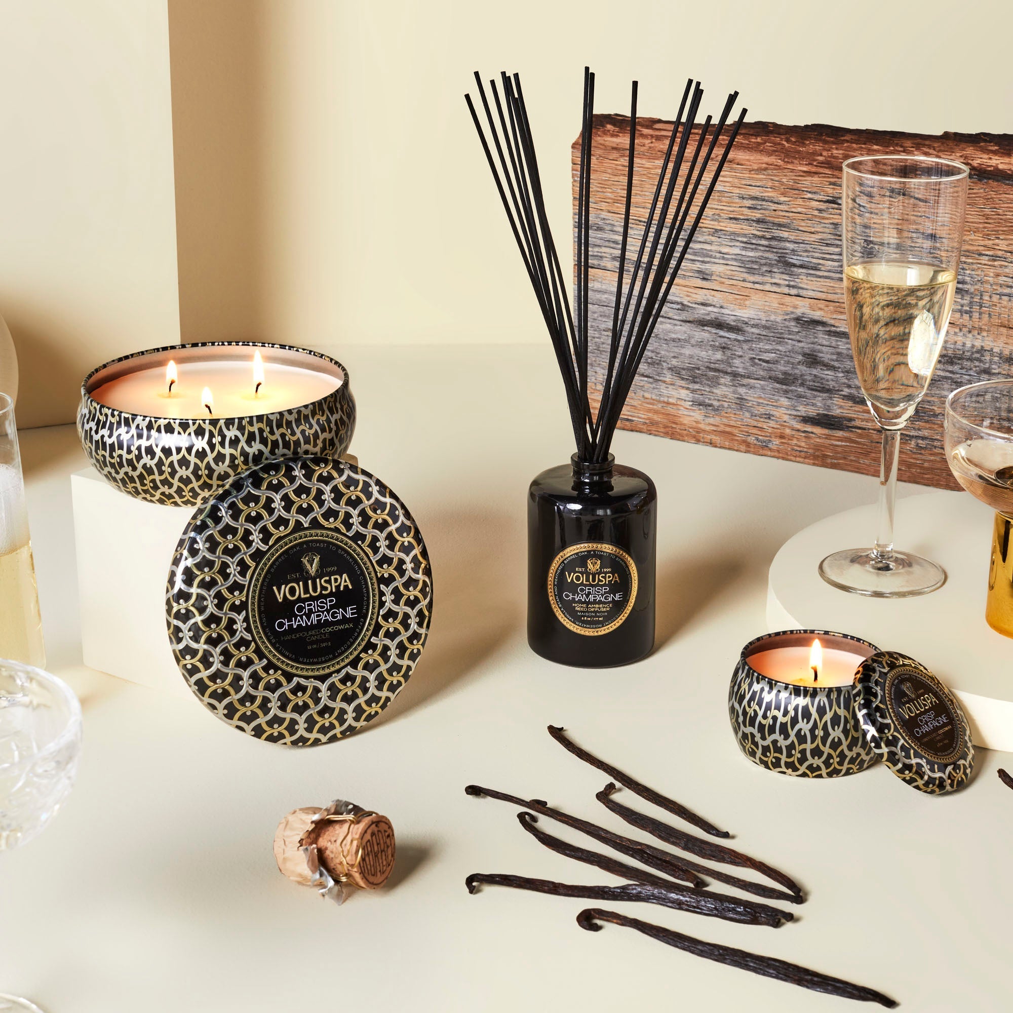 Crisp Champagne - Mini Tin Candle Secondary image