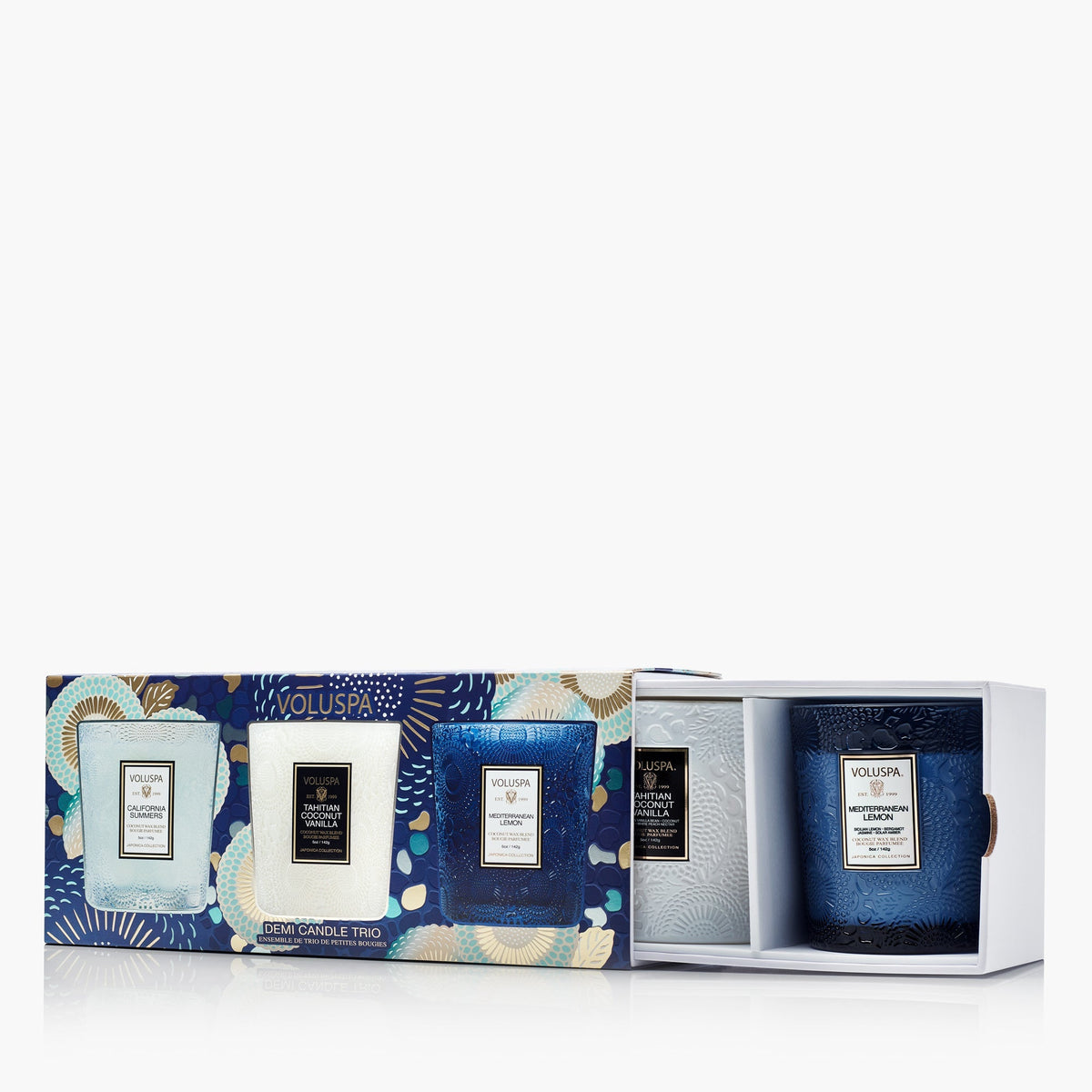 Coastal Getaway - 3 Demi Candle Gift Set