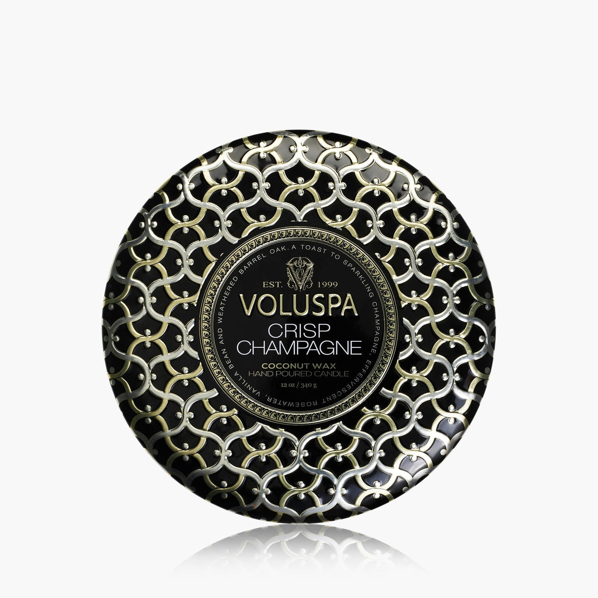 Crisp Champagne - 3 Wick Tin Candle Main image