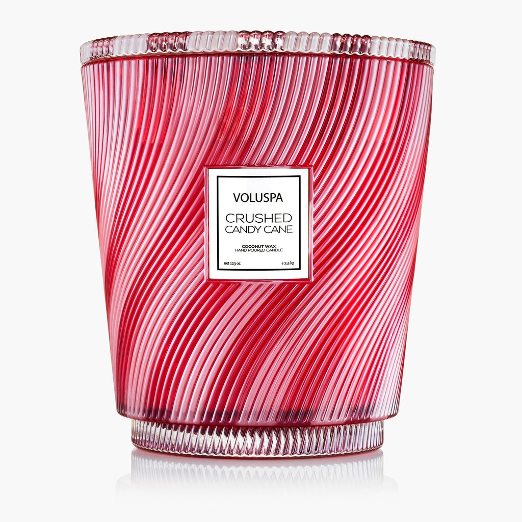 Crushed Candy Cane - 5 Wick Hearth Candle