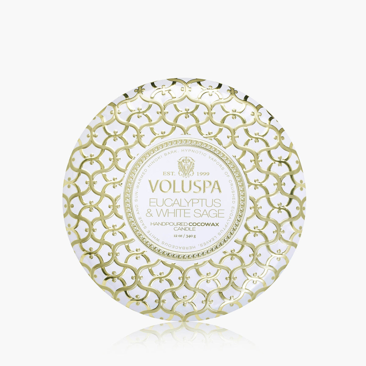 Eucalyptus & White Sage - 3 Wick Tin Candle Main image