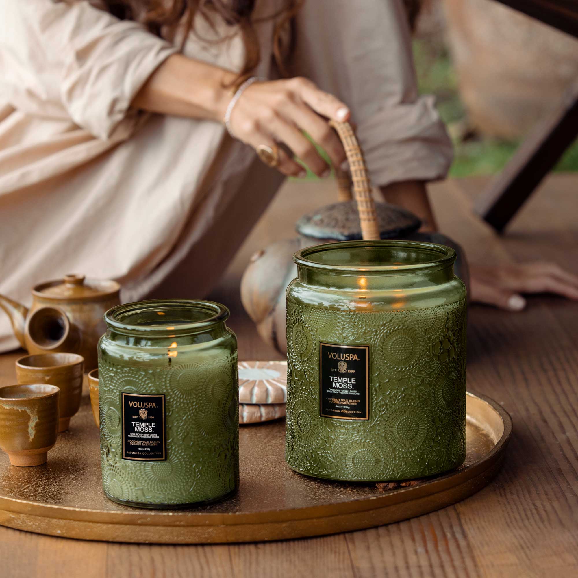 Temple Moss - Large Jar Candle Secondary image