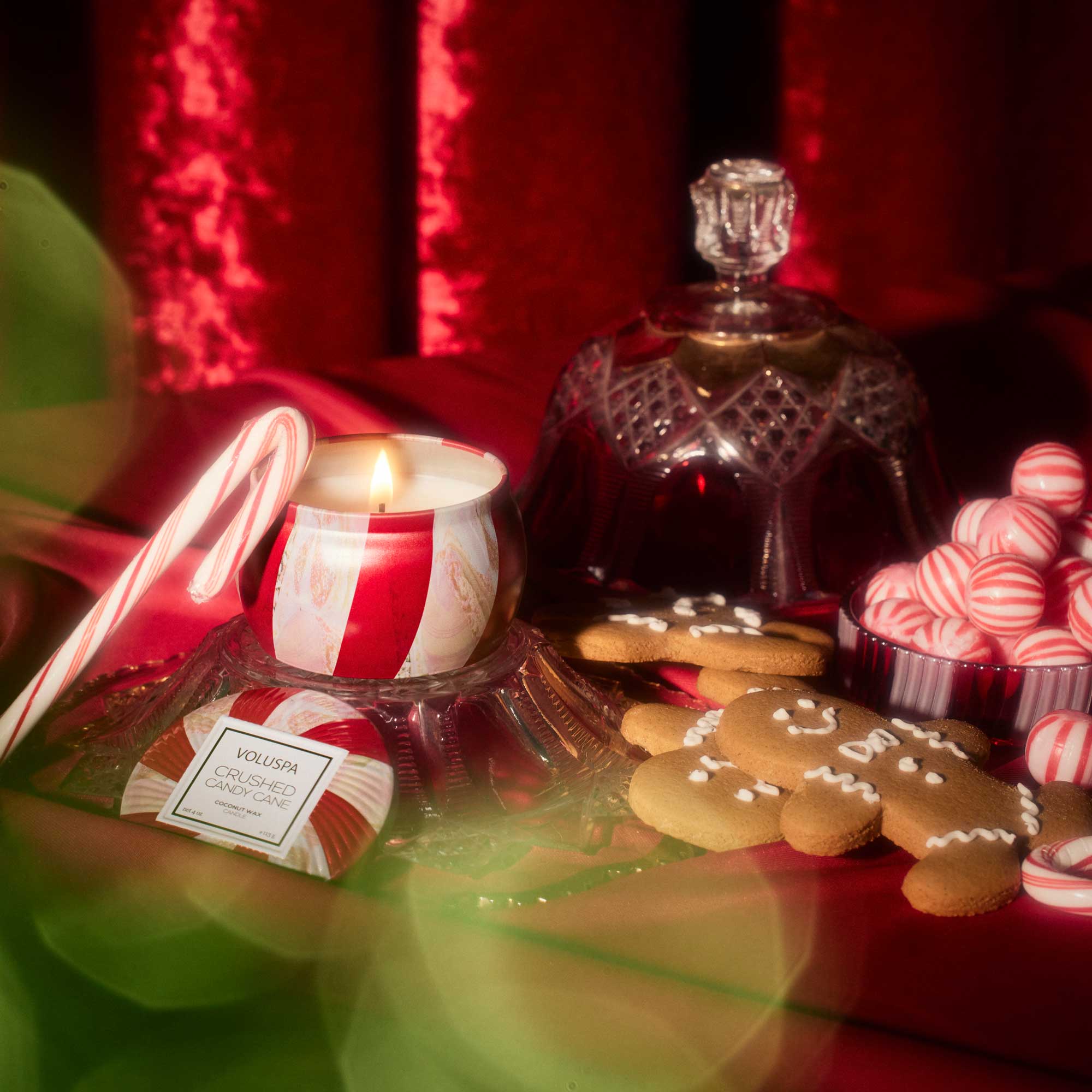Crushed Candy Cane - Mini Tin Candle Secondary image