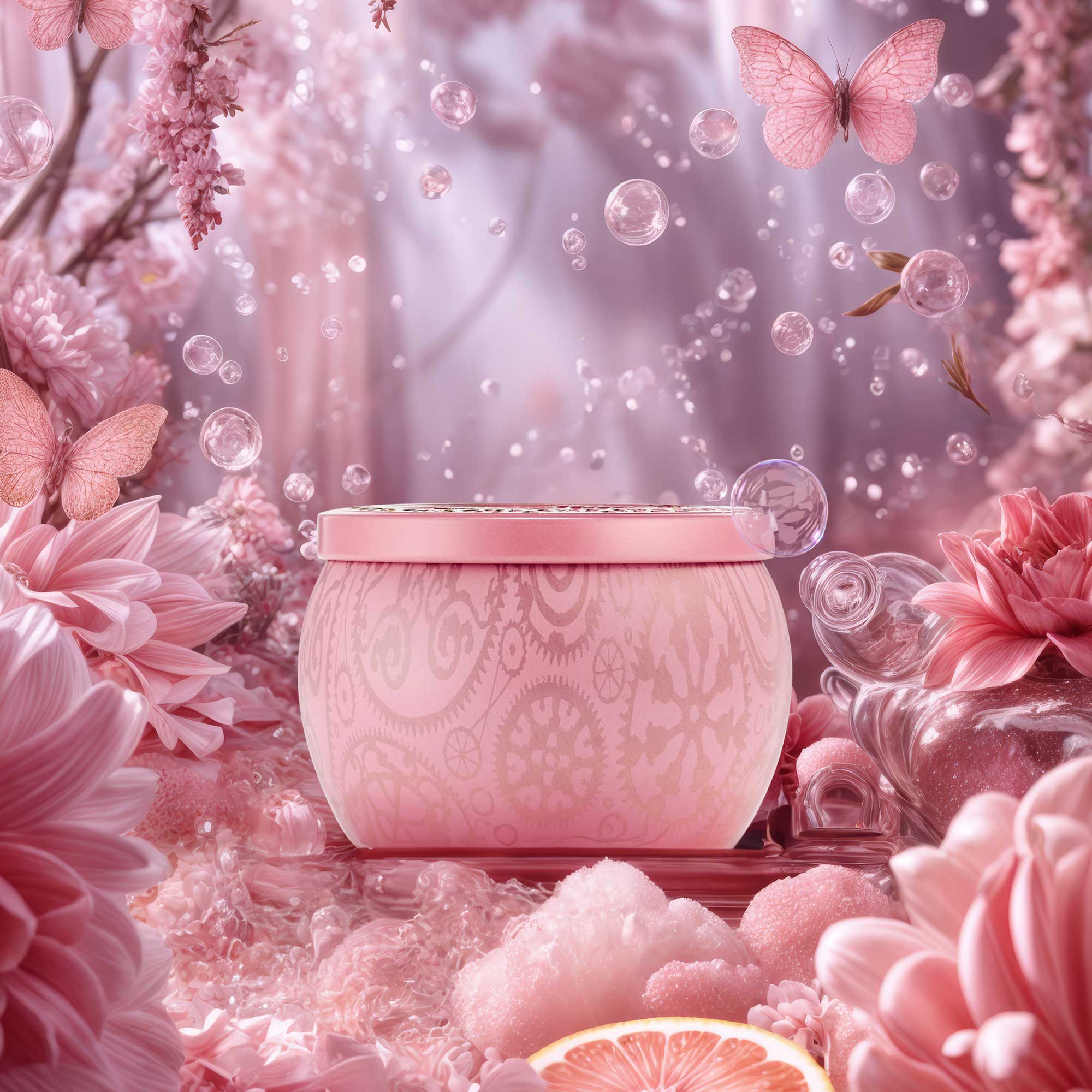 Perfectly Pink Yuzu - Mini Tin Candle Secondary image