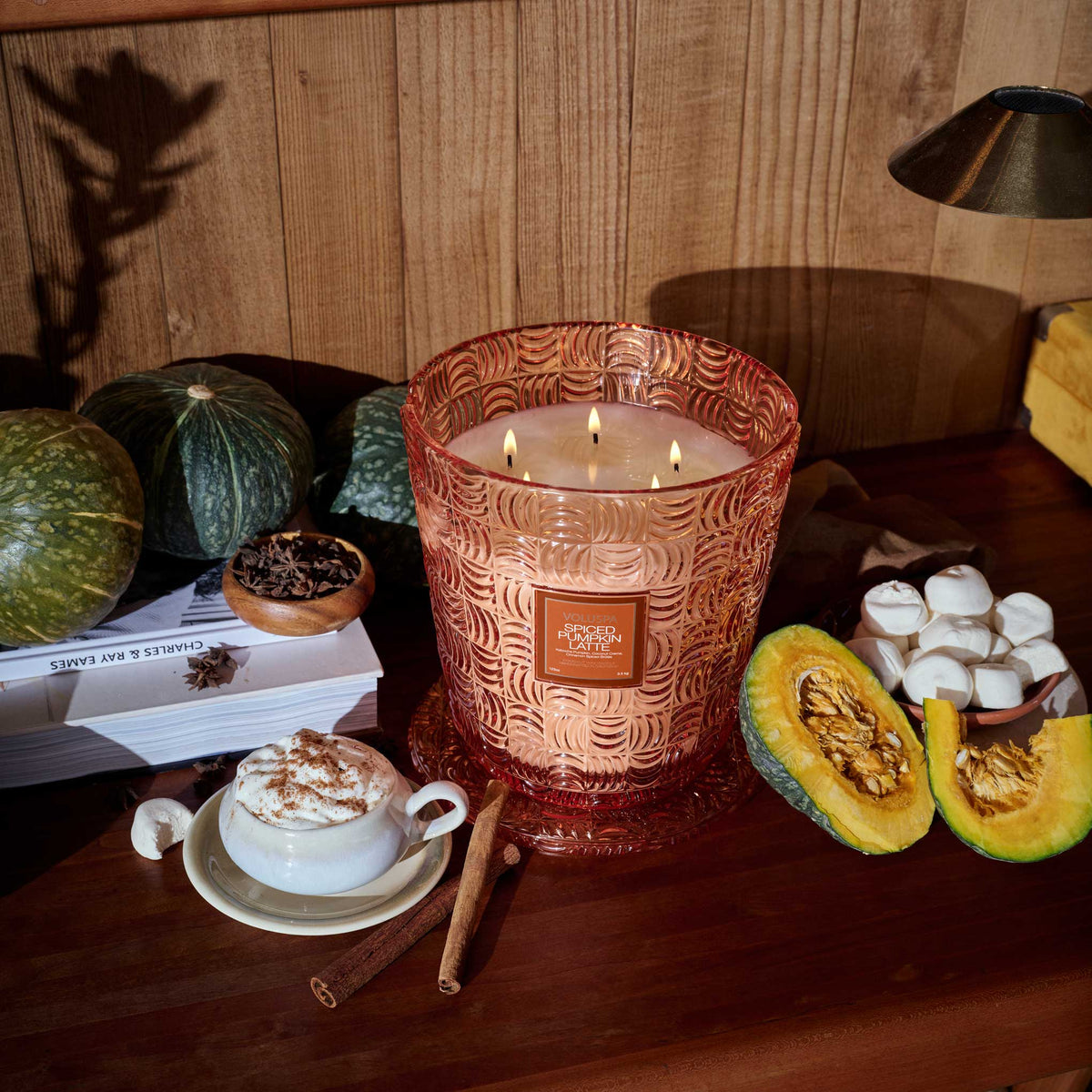 Spiced Pumpkin Latte - 5 Wick Hearth Candle