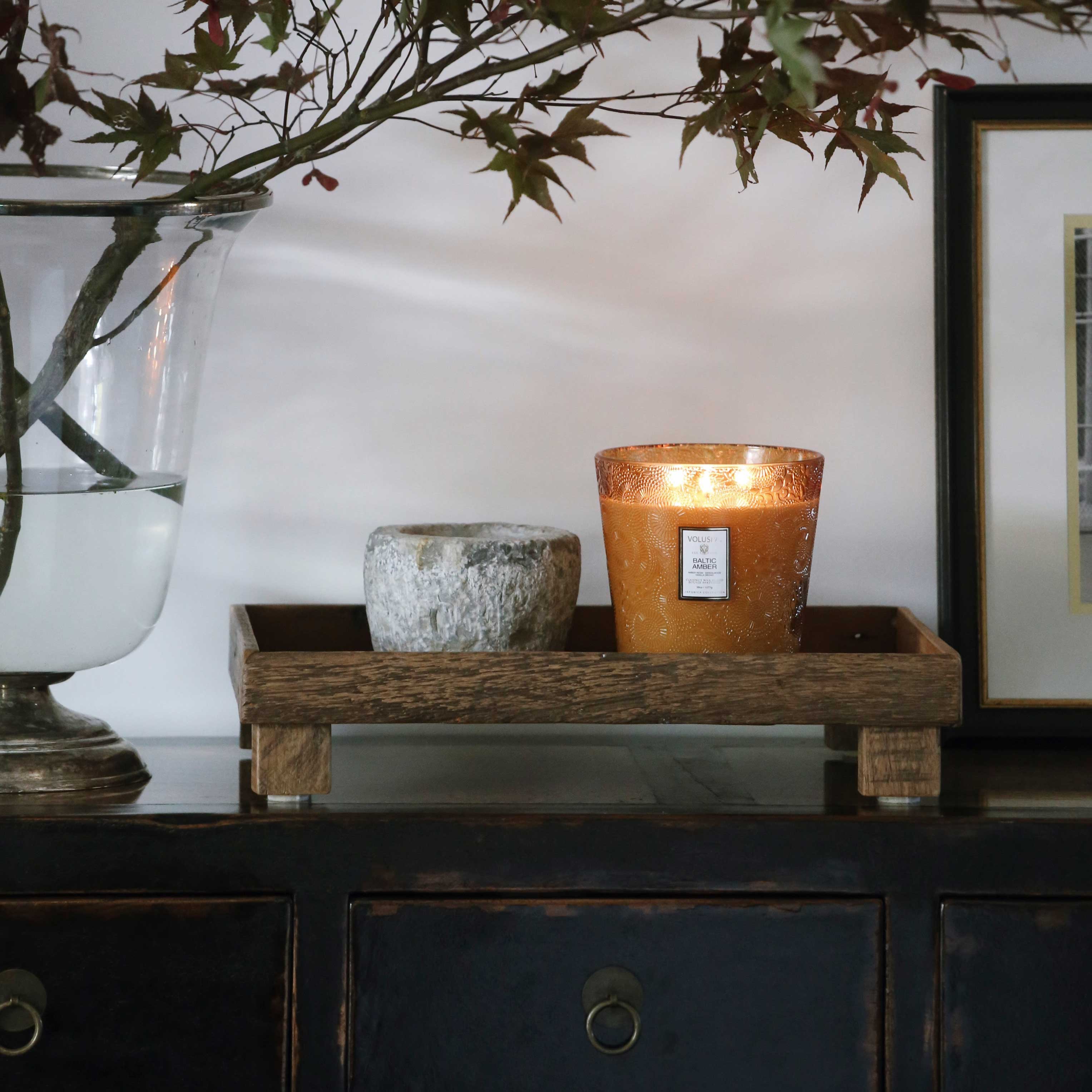 Baltic Amber - 3 Wick Hearth Candle Secondary image