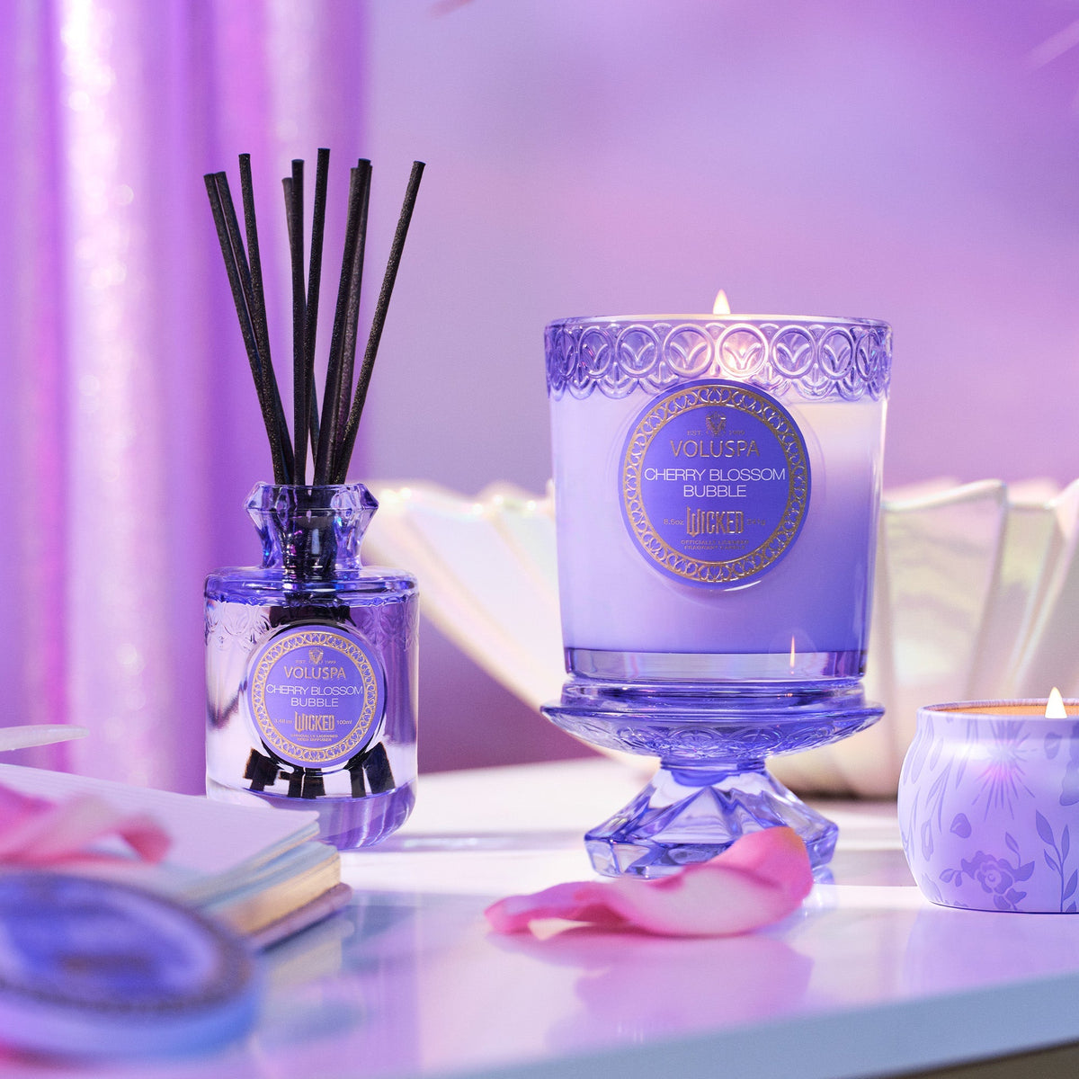 Cherry Blossom Bubble - Boxed Candle