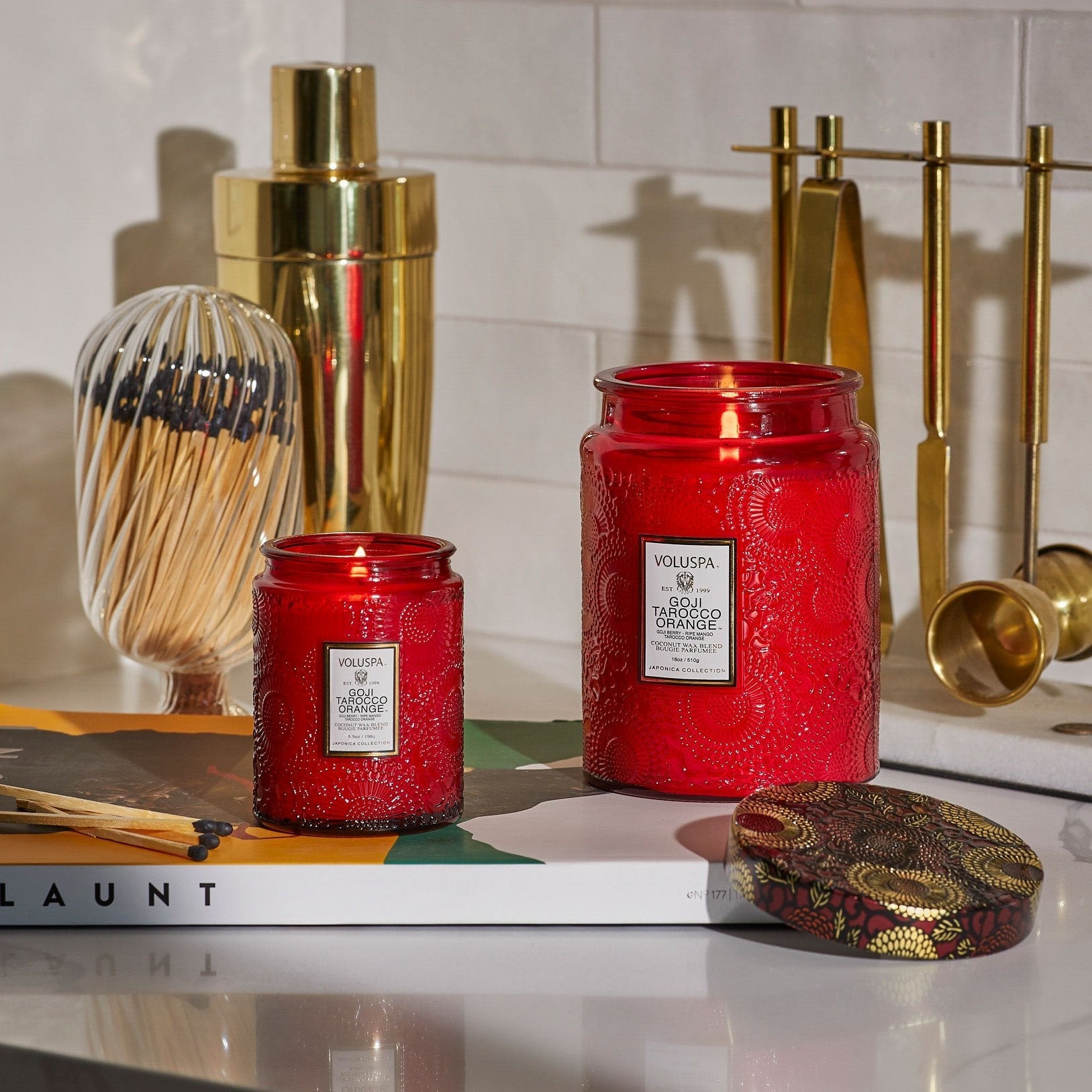 Goji Tarocco Orange - Small Jar Candle Secondary image
