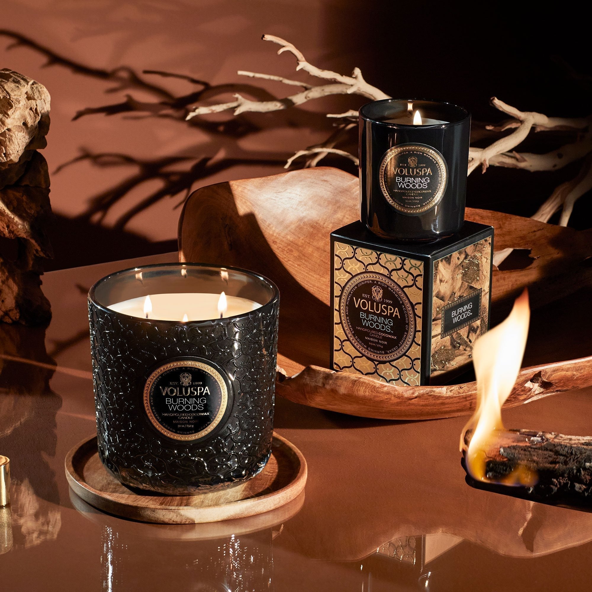 Burning Woods - Luxe Candle Secondary image