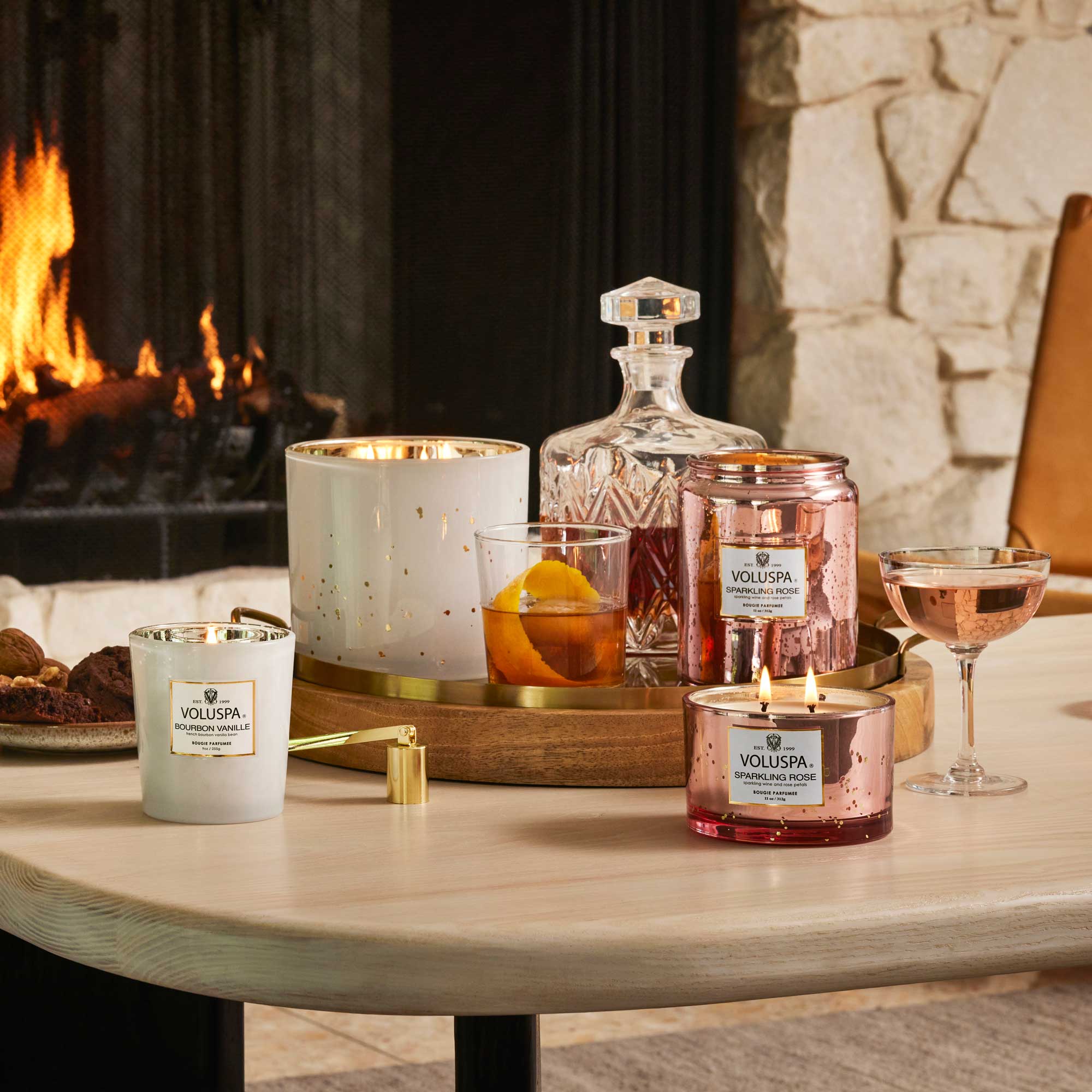 Sparkling Rose - Large Jar Candle Secondary image