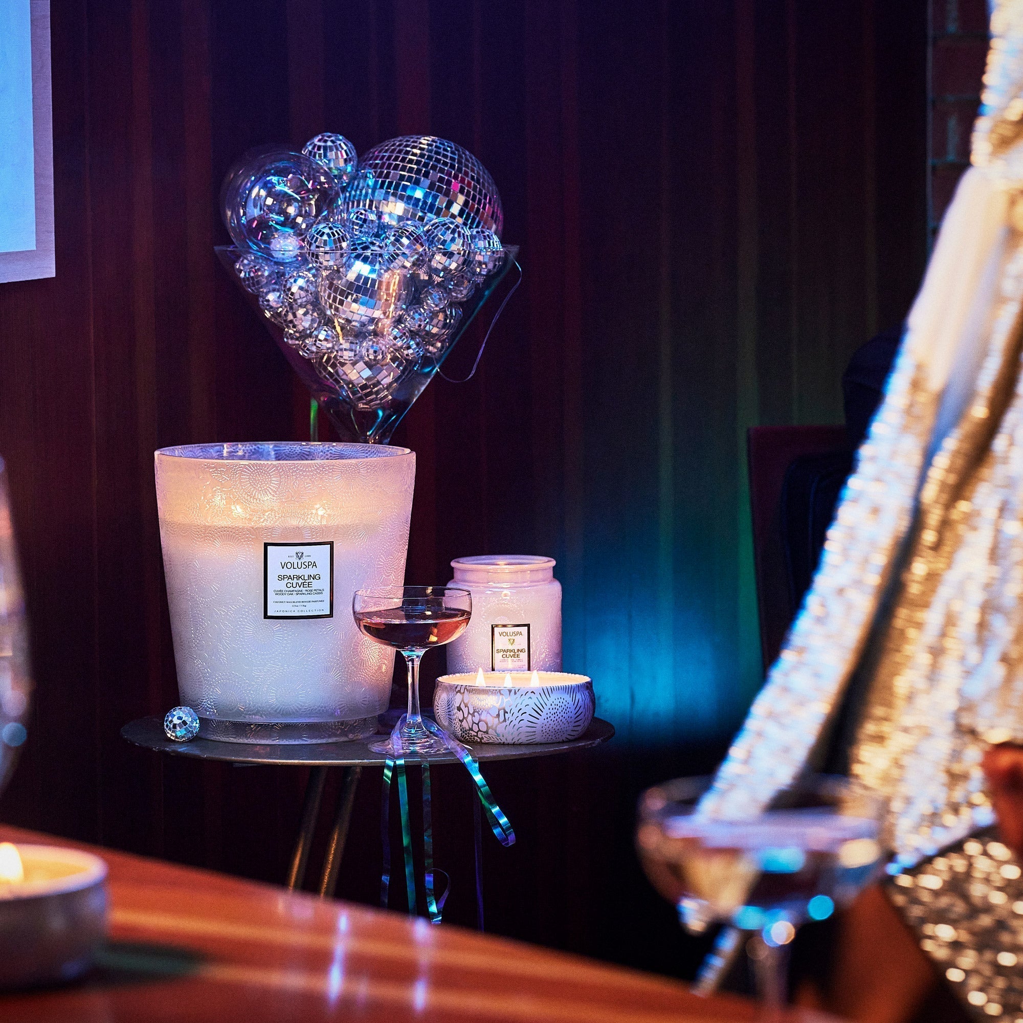 Sparkling Cuvée - 5 Wick Hearth Candle Secondary image