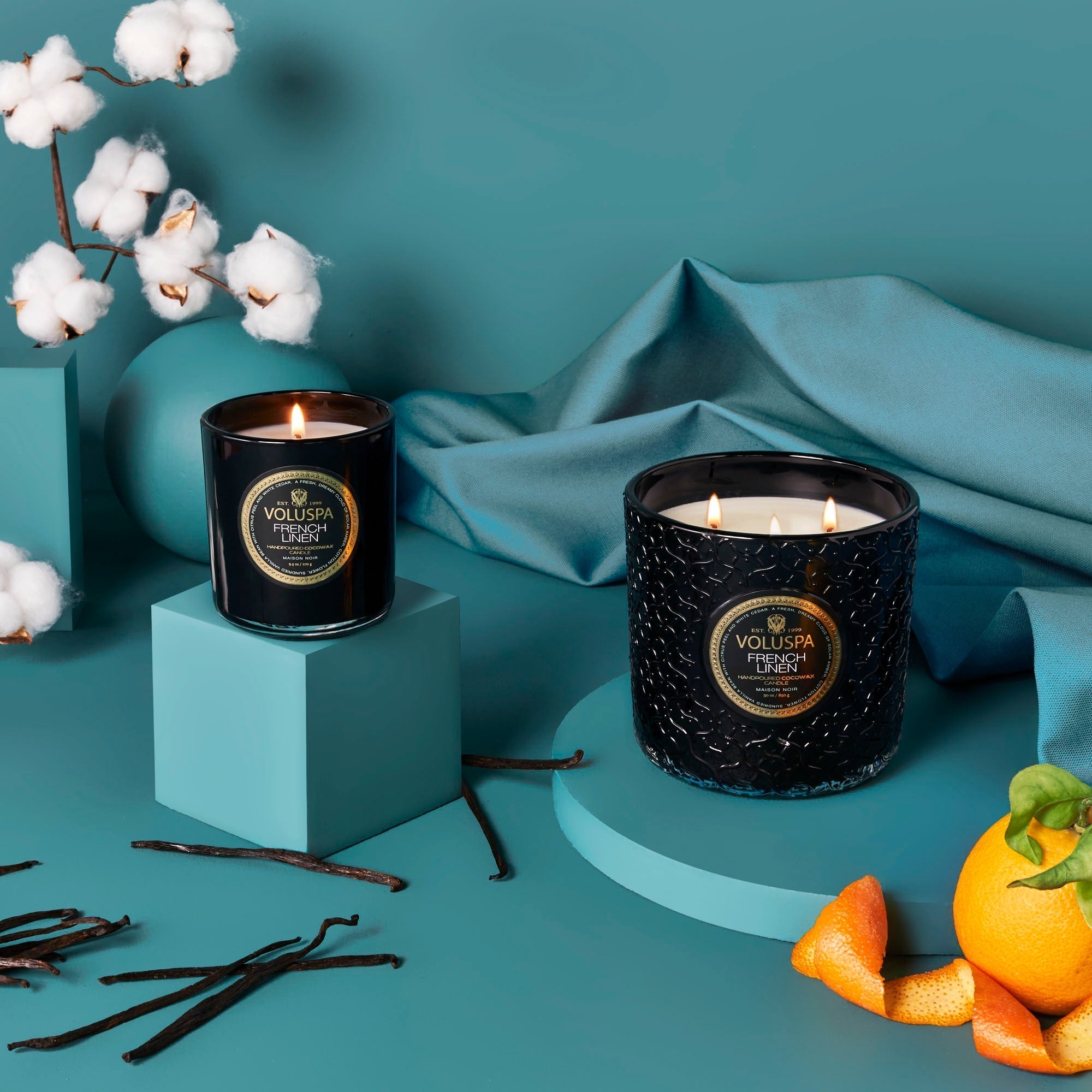 French Linen - Luxe Candle Secondary image