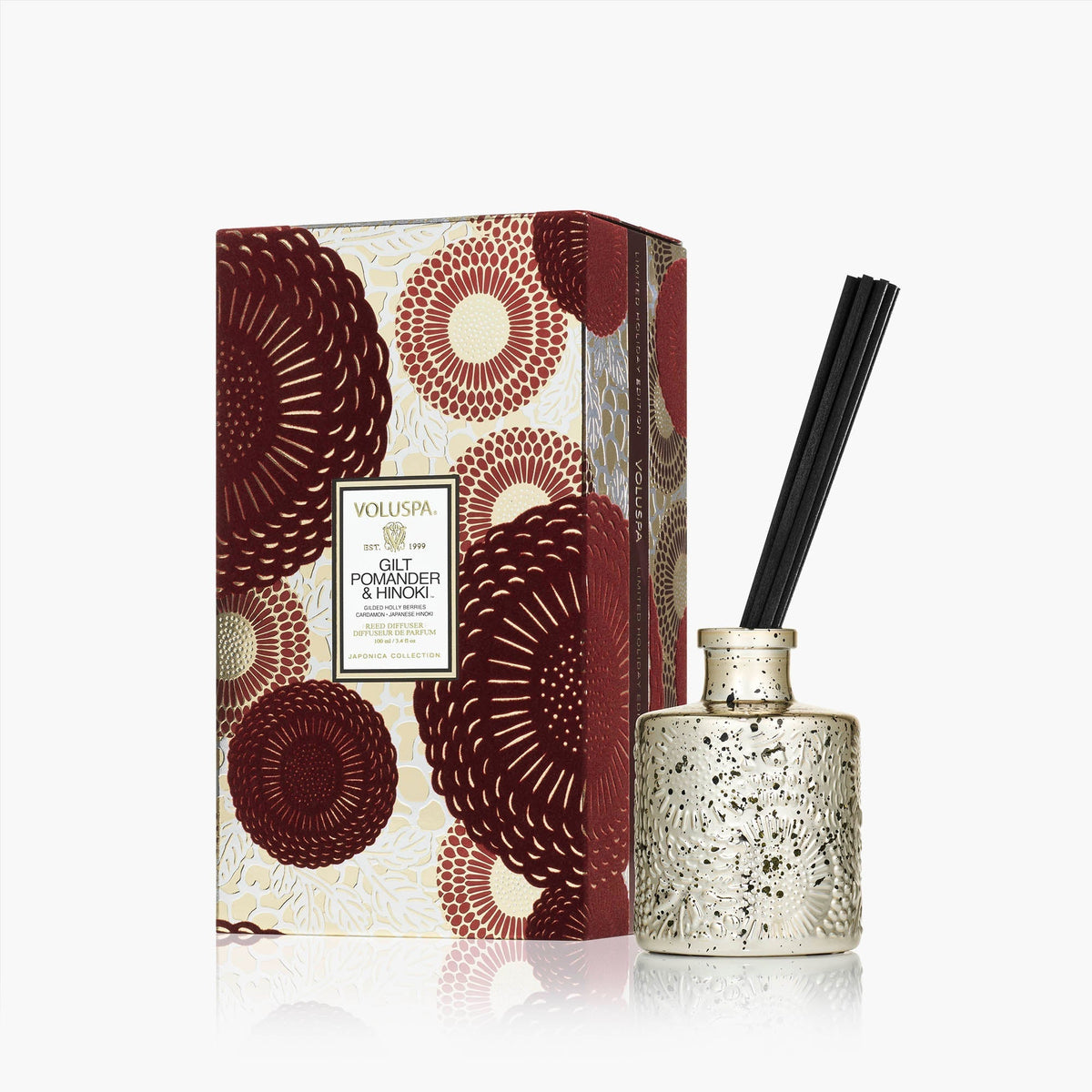 Gilt Pomander & Hinoki - Reed Diffuser Main image