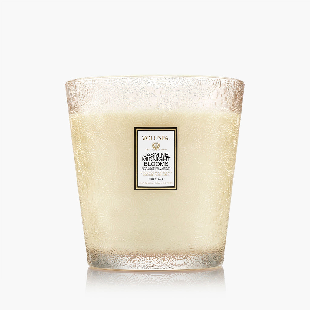 Jasmine Midnight Blooms - 3 Wick Hearth Candle