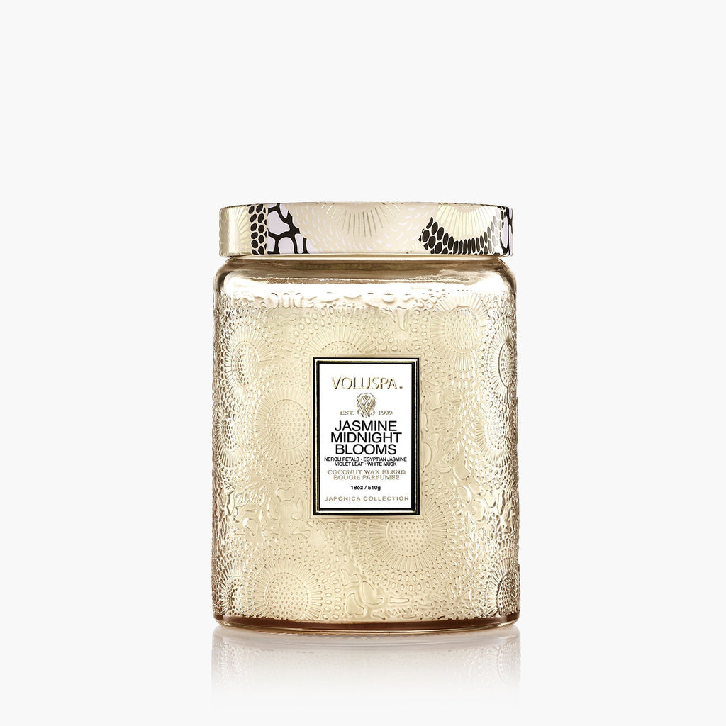 Jasmine Midnight Blooms - Large Jar Candle