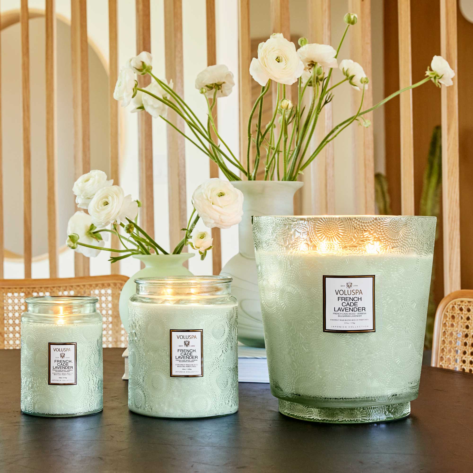 French Cade Lavender - 5 Wick Hearth Candle Secondary image