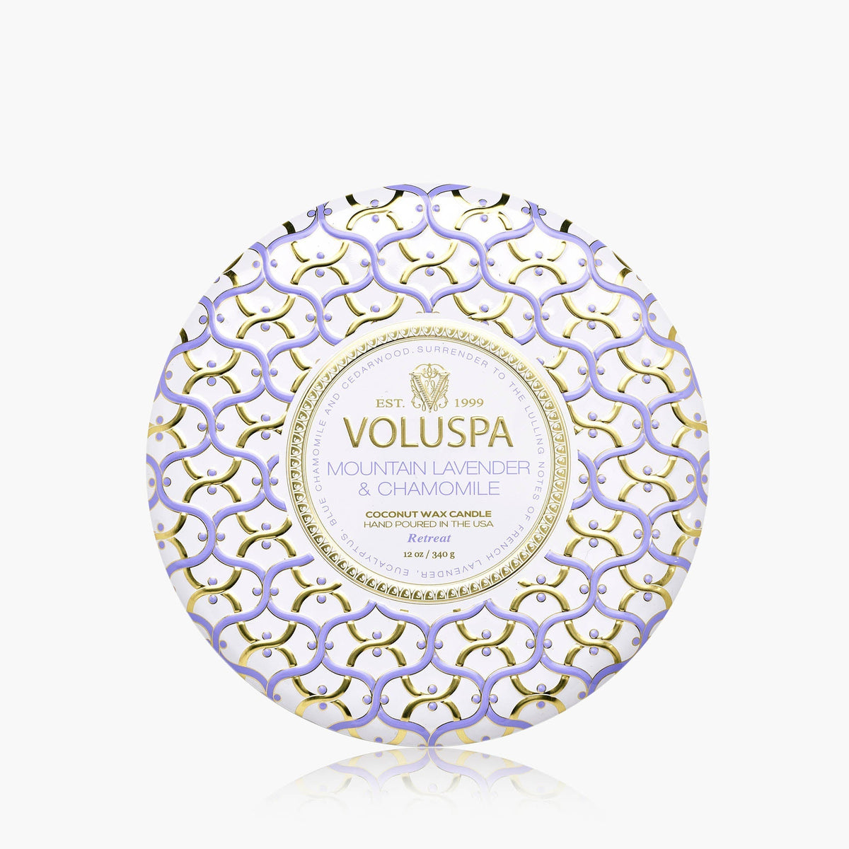 Mountain Lavender & Chamomile - 3 Wick Tin Candle