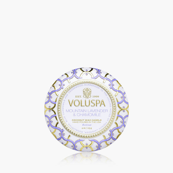 Mountain Lavender & Chamomile - Mini Tin Candle