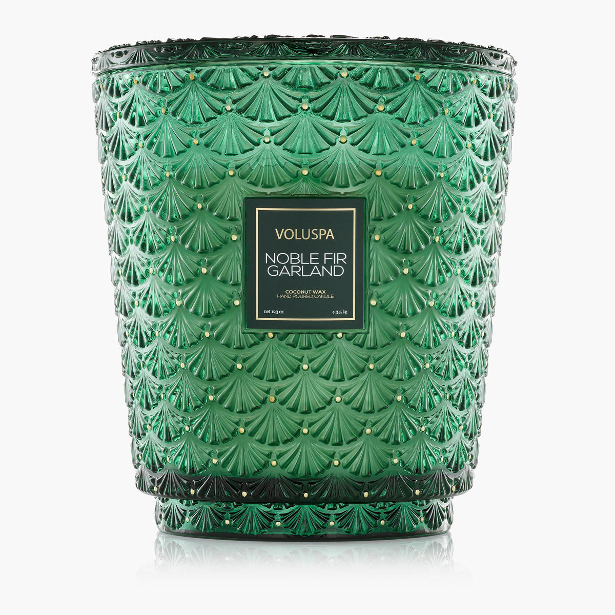 Noble Fir Garland - 5 Wick Hearth Candle