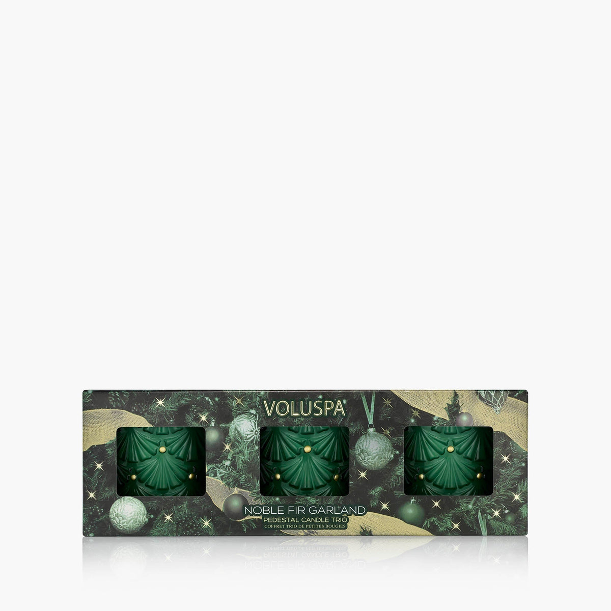 Noble Fir Garland - Mini Pedestal Trio Gift Set Main image