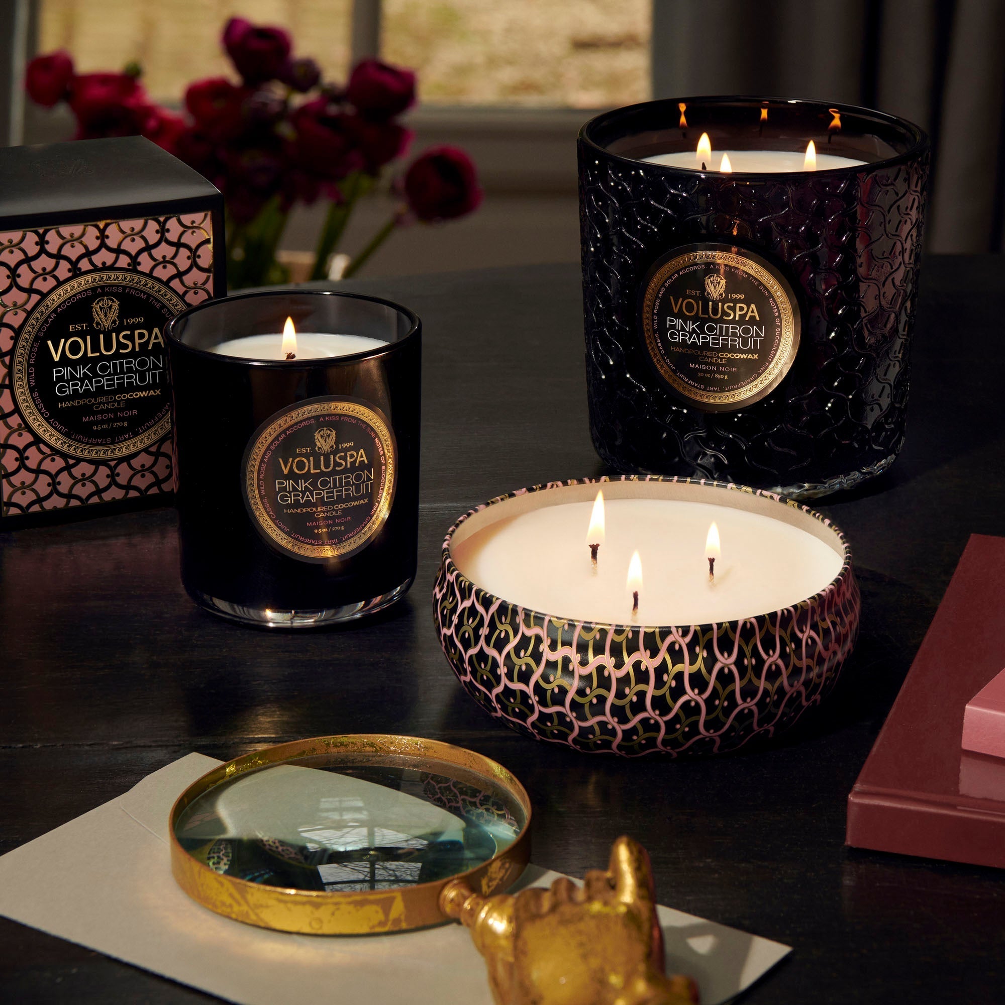 Pink Citron Grapefruit - Classic Candle Secondary image