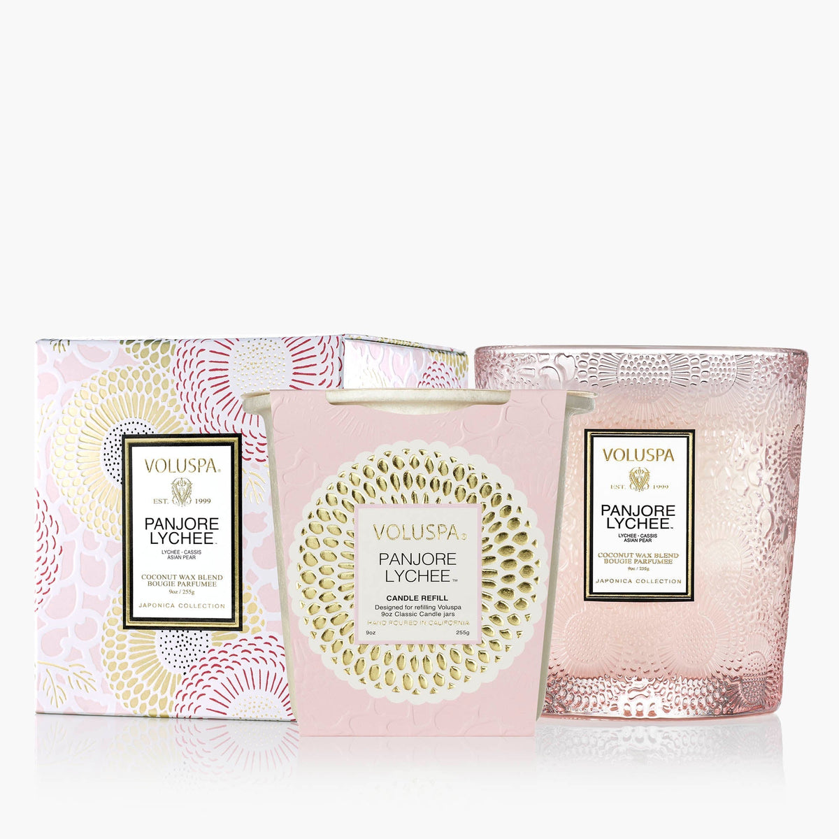 Panjore Lychee - Classic Candle & Refill Main image