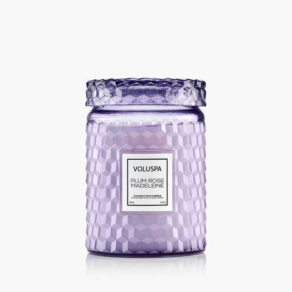 Plum Rose Madeleine - Large Jar Candle