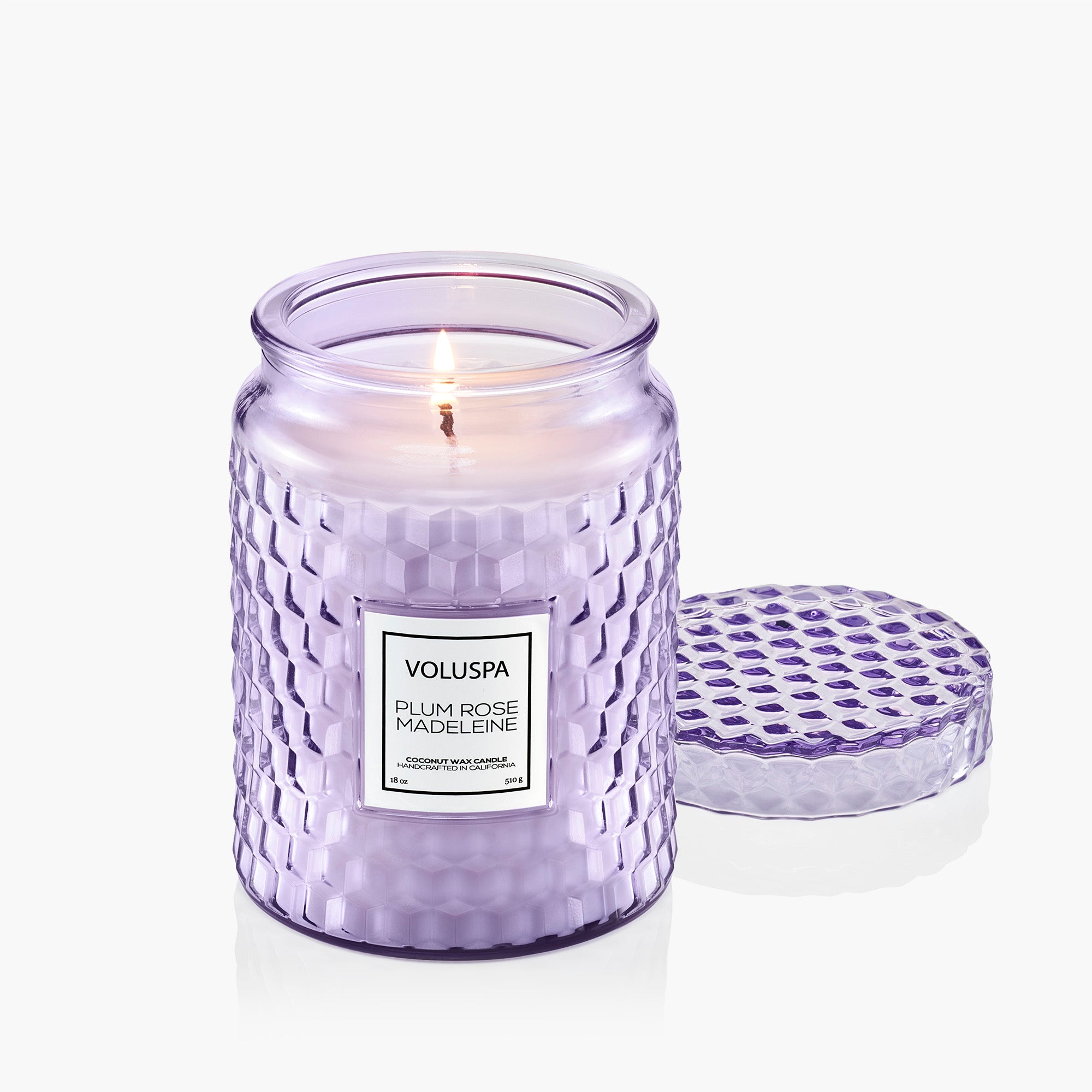 Plum Rose Madeleine - Large Jar Candle Secondary image