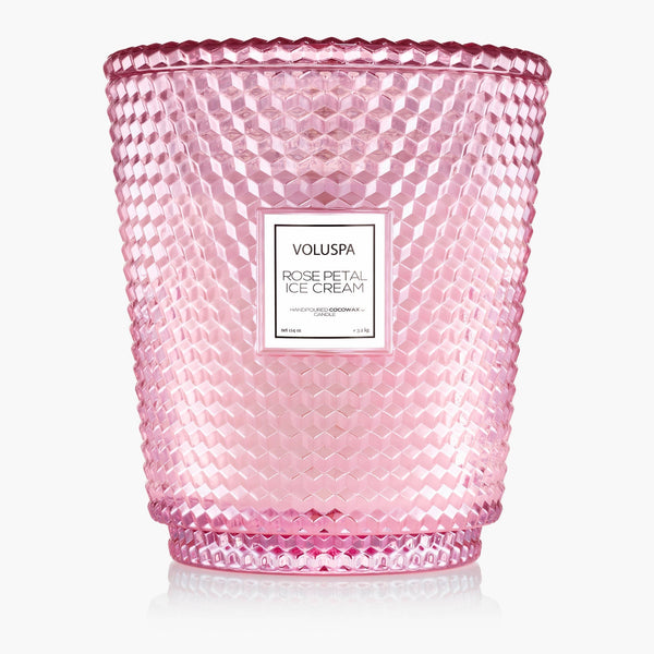 Rose Petal Ice Cream - 5 Wick Hearth Candle