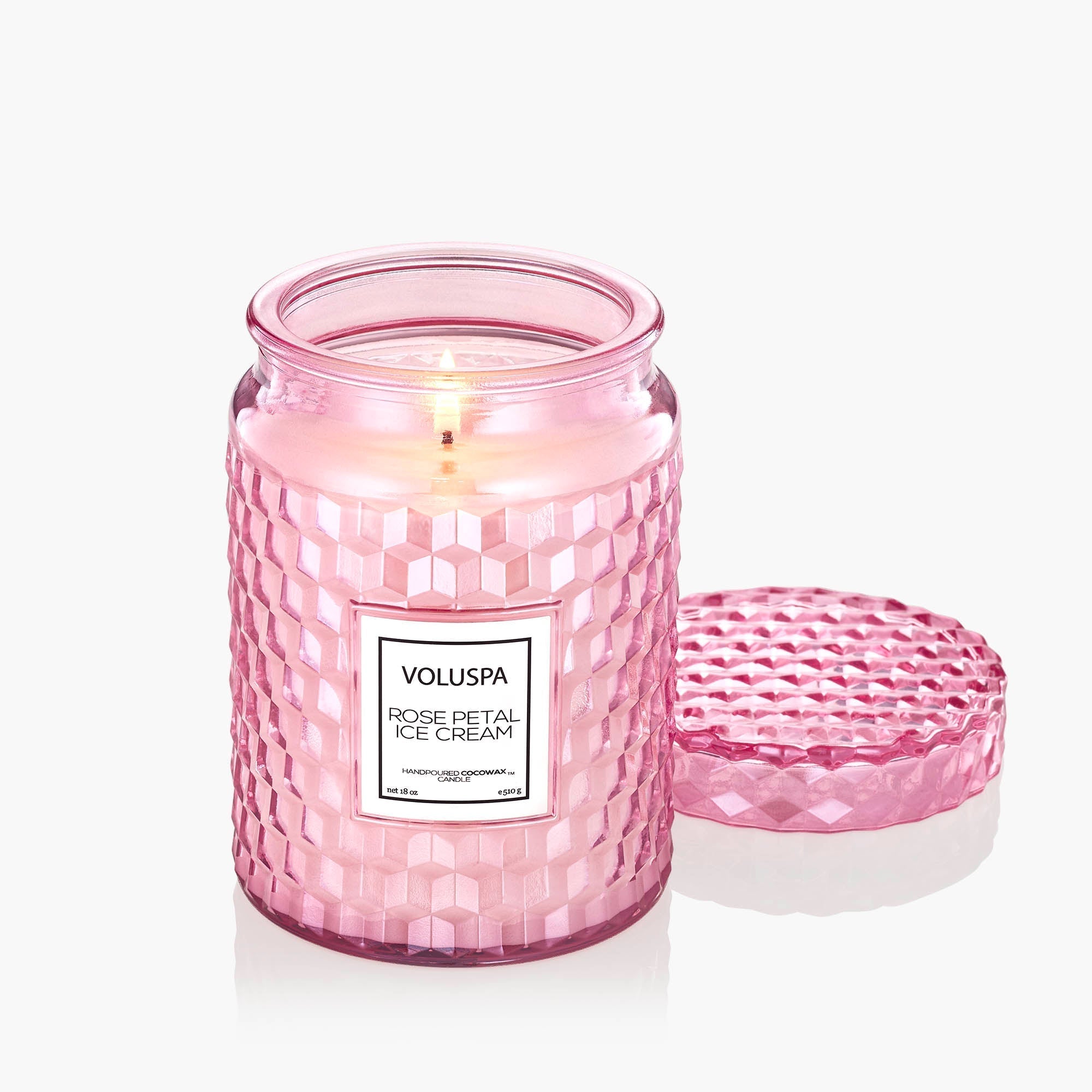 Rose Petal Ice Cream - Large Jar Candle Secondary image