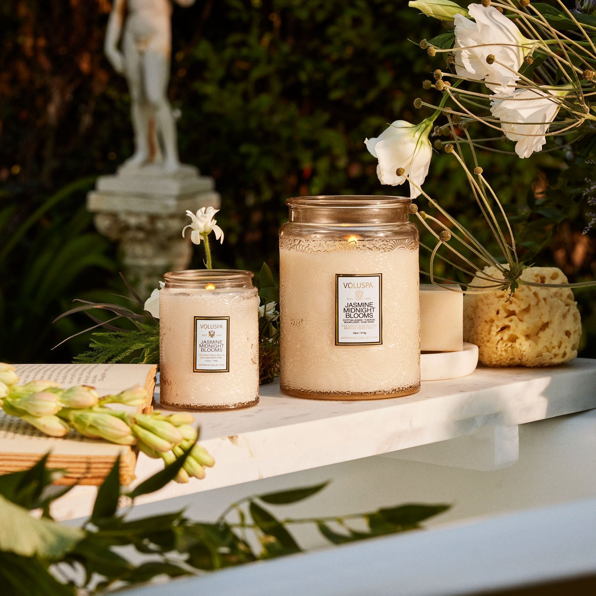 Jasmine Midnight Blooms - Small Jar Candle Secondary image