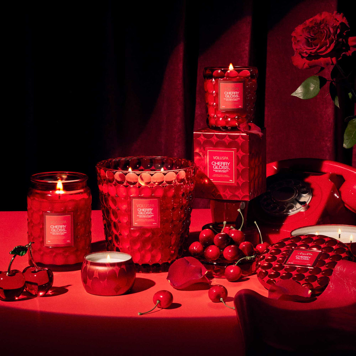 Cherry Gloss - Mini Tin Candle