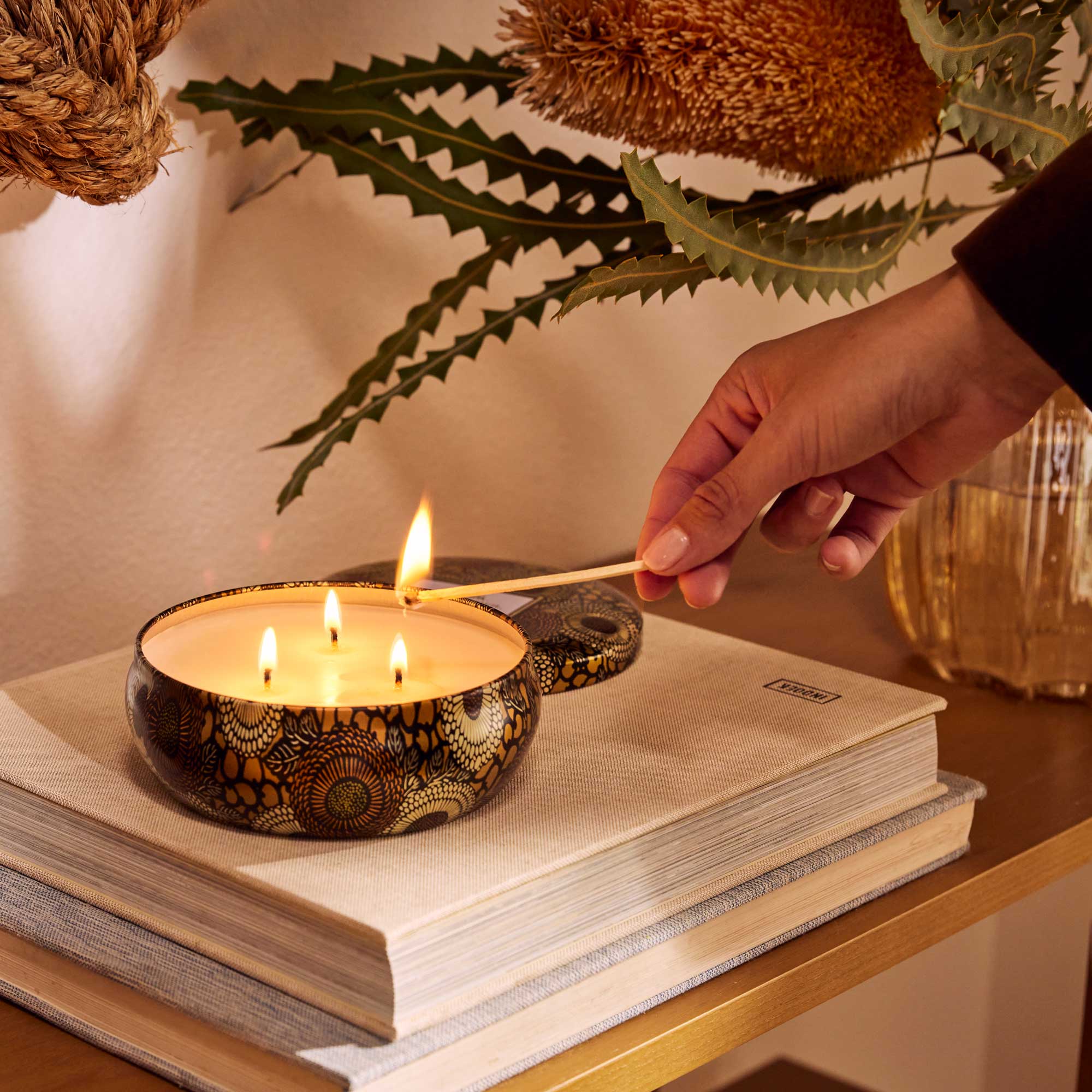 Baltic Amber - 3 Wick Tin Candle Secondary image