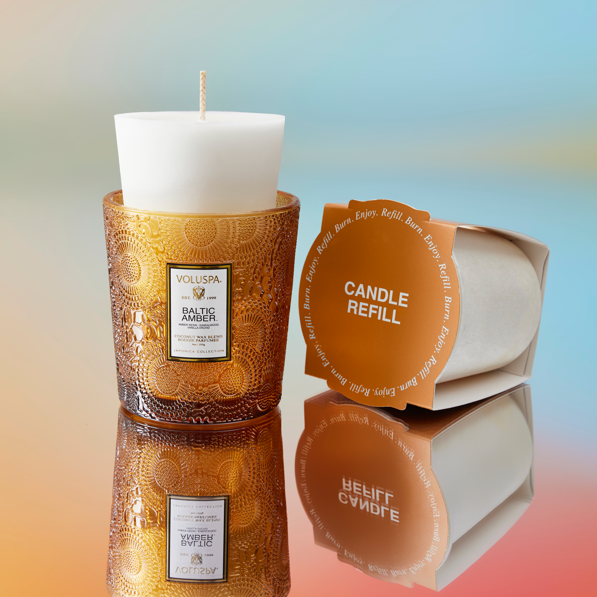 Baltic Amber - Classic Candle & Refill Secondary image