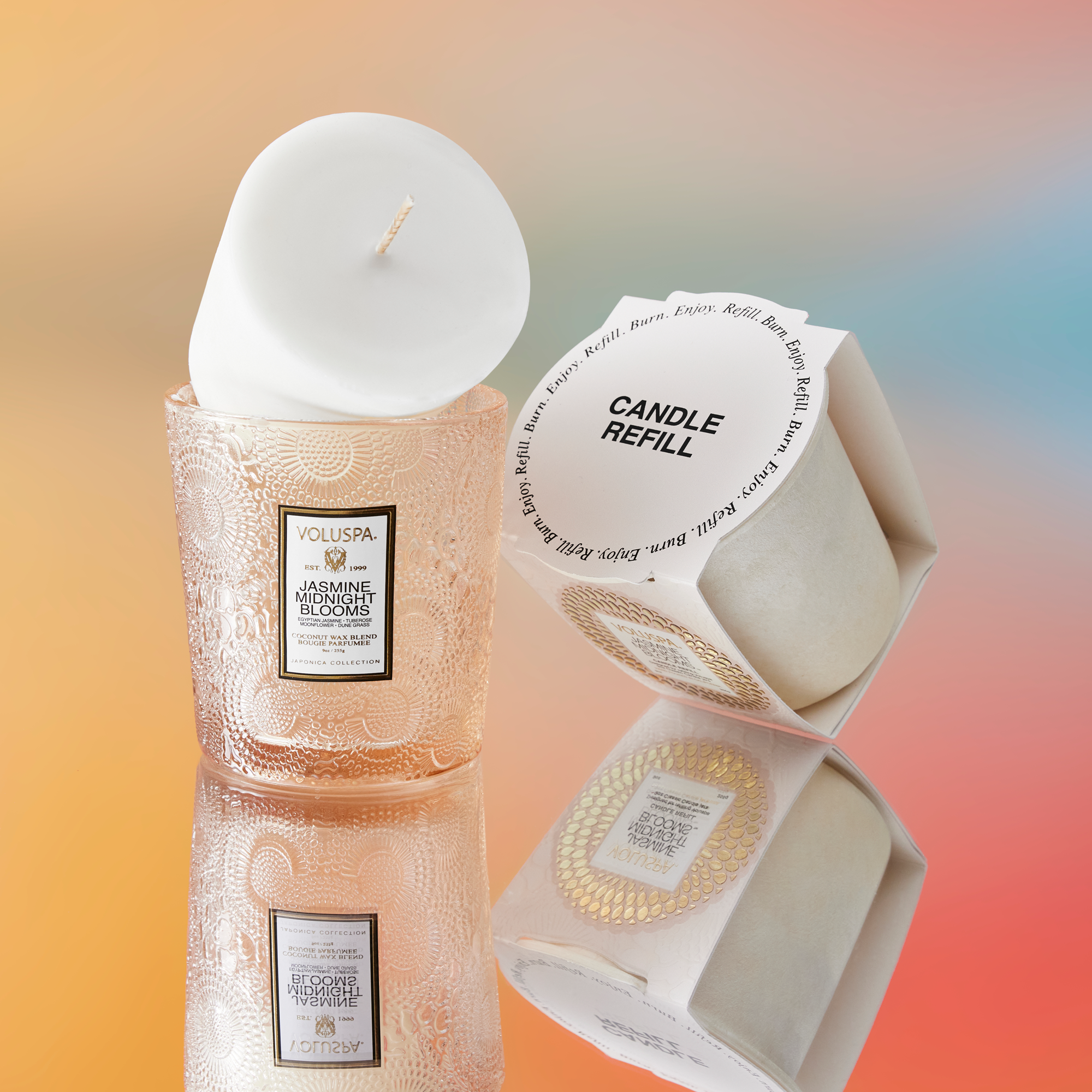 Jasmine Midnight Blooms - Classic Candle Refill Secondary image