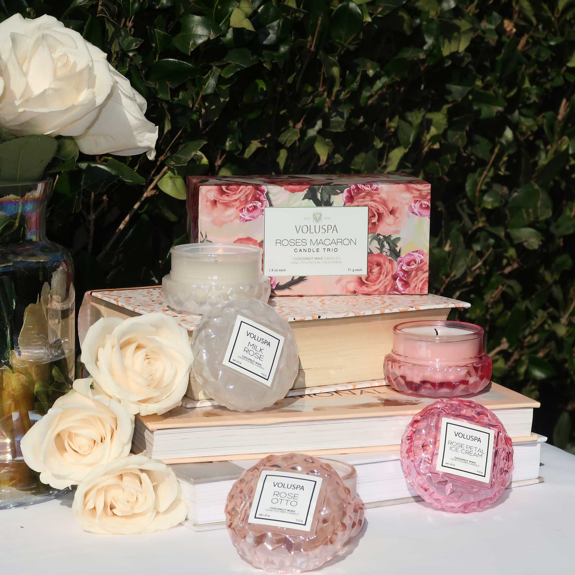 Roses Collection - Macaron Candle Trio Gift Set Secondary image