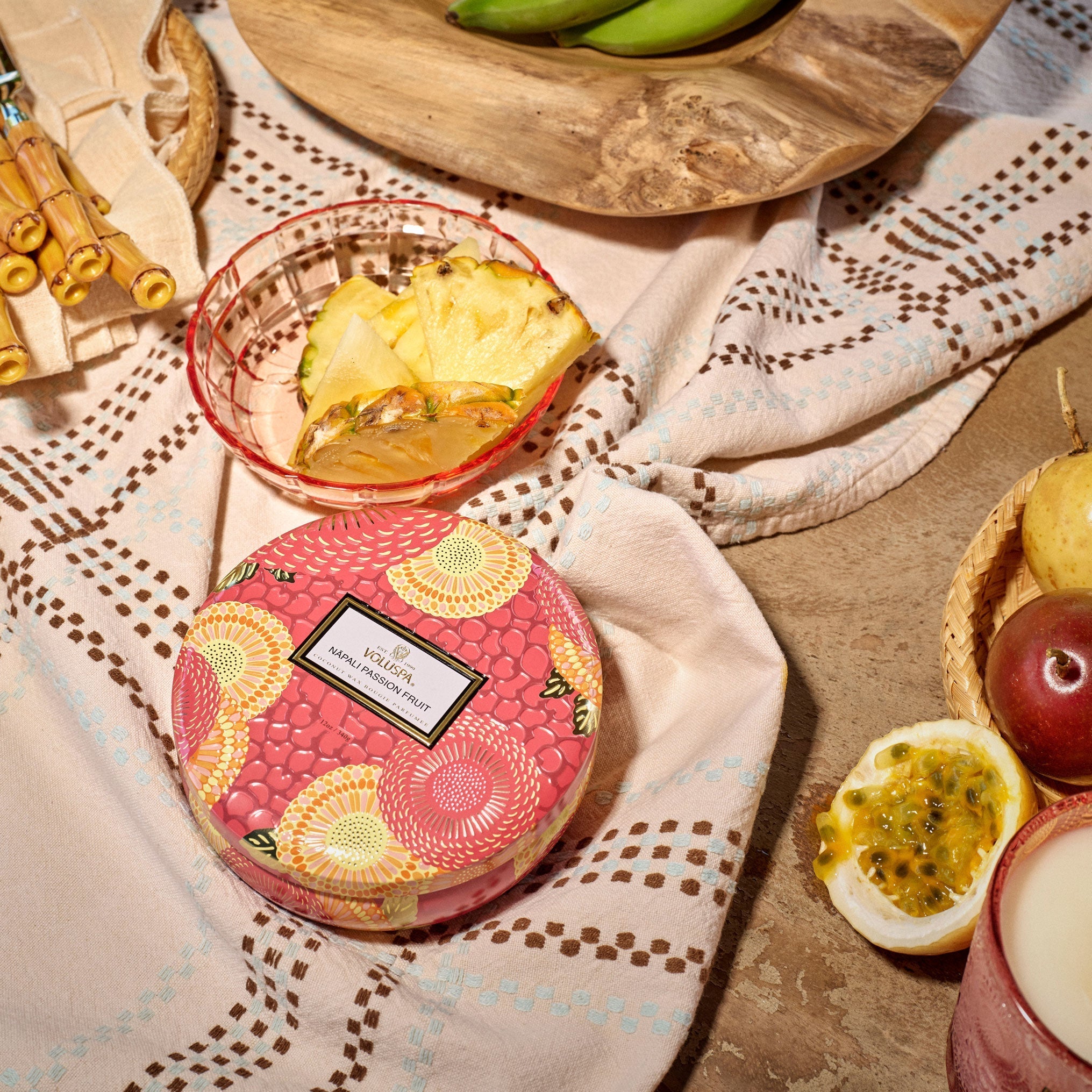 Nāpali Passion Fruit - 3 Wick Tin Candle Secondary image