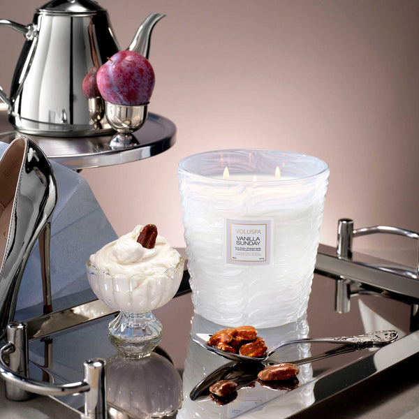 Vanilla Sunday - 3 Wick Hearth Candle