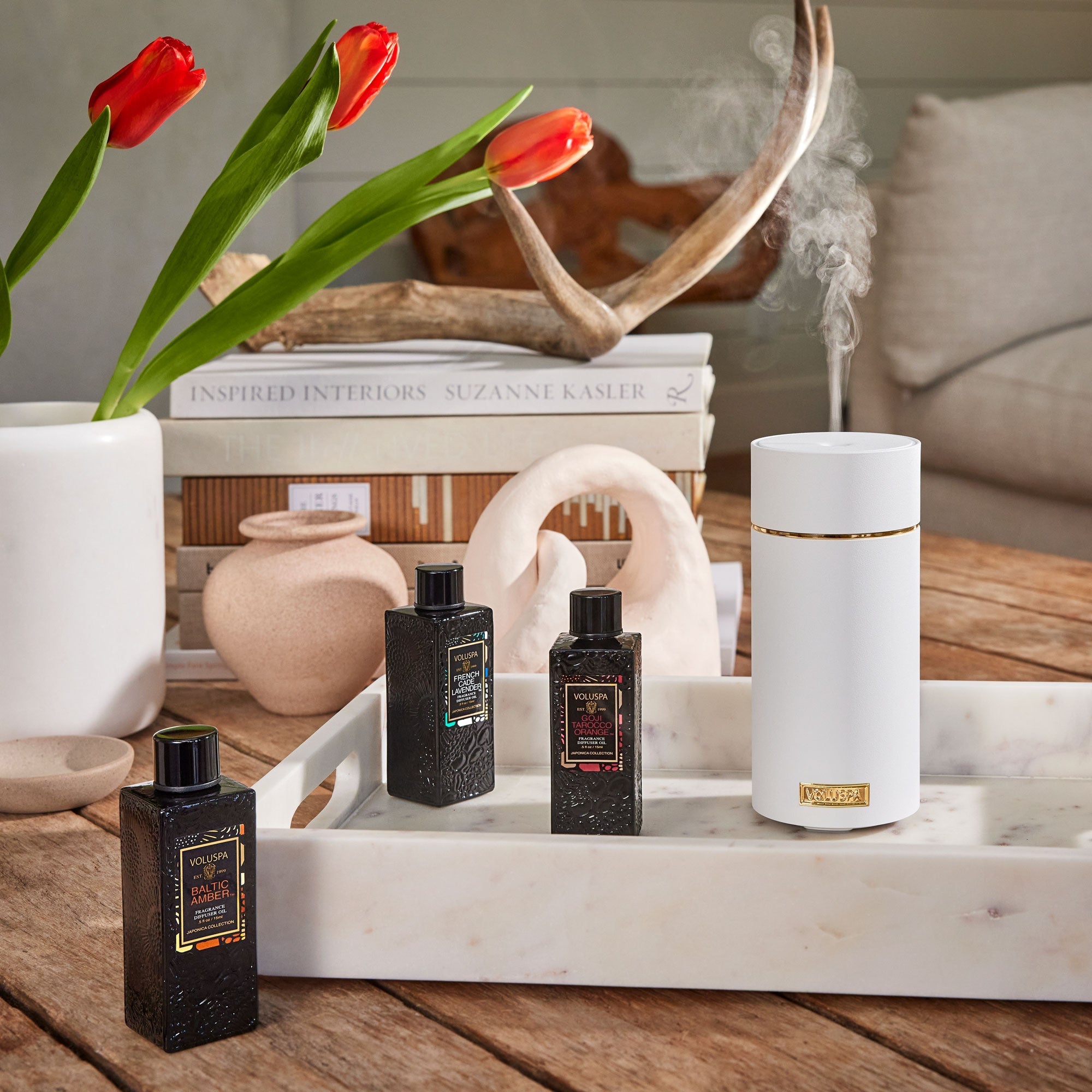 Fragrance Oil Diffuser Device - White Secondary image