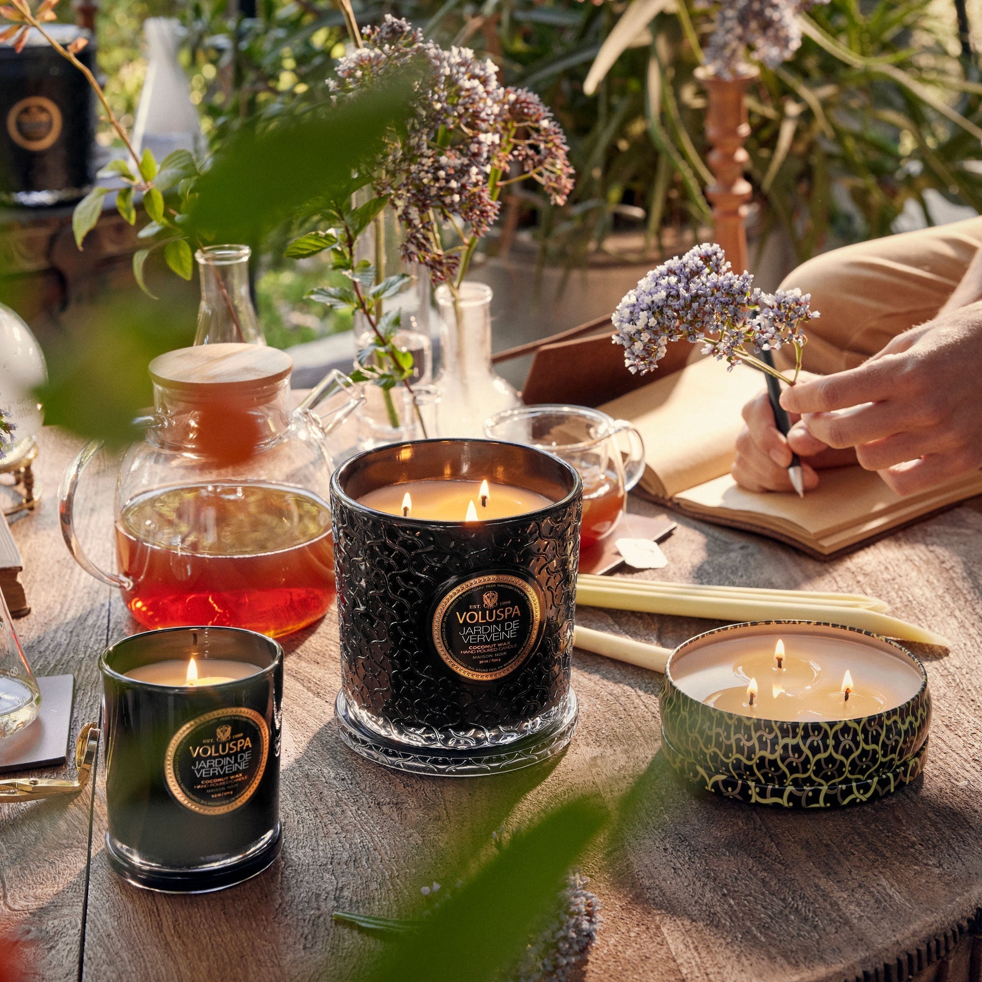 Jardin De Verveine - 3 Wick Tin Candle Secondary image