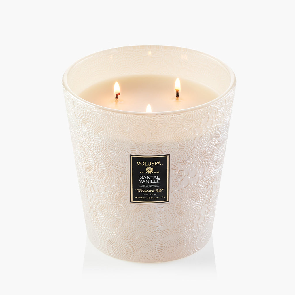 Santal Vanille - 3 Wick Hearth Candle