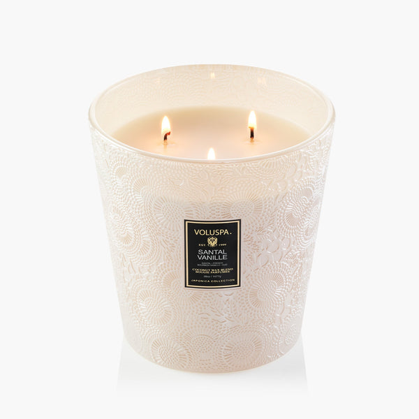 Santal Vanille - 3 Wick Hearth Candle