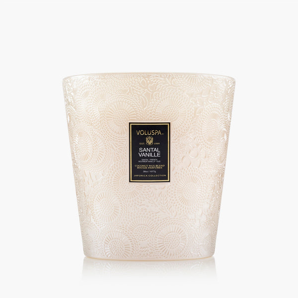 Santal Vanille - 3 Wick Hearth Candle