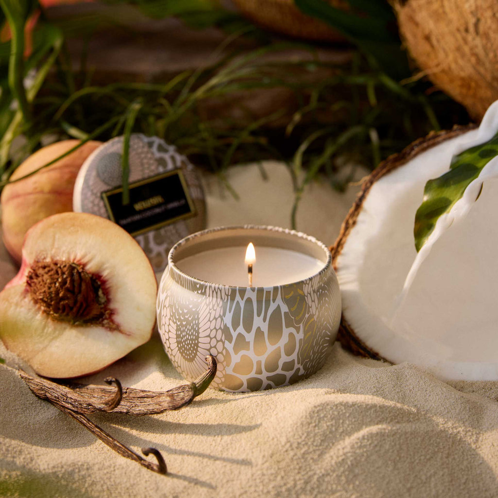 Tahitian Coconut Vanilla - Mini Tin Candle